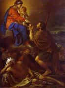 Jacques-Louis David Saint Roch Interceding with the Virgin for the Plague Stricken Germany oil painting artist